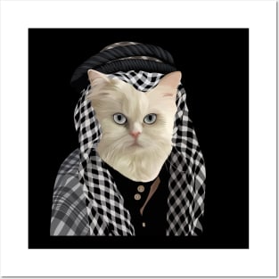 Cute cat with arabian style Posters and Art